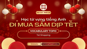 vocabulary topic tet shopping